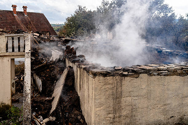 Professional Fire Damage Removal technician working in Clifton, AZ
